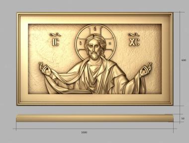 Icons (Pantocrator, IK_1880) 3D models for cnc