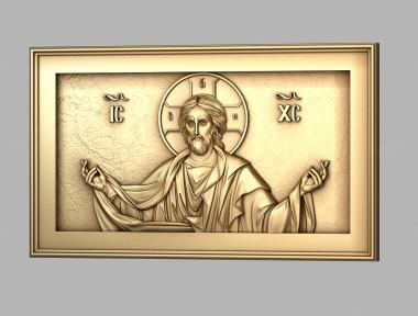 Icons (Pantocrator, IK_1880) 3D models for cnc