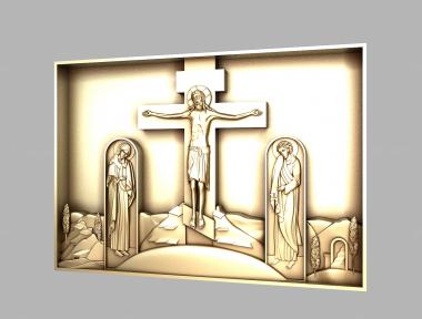 Icons (The Crucifixion of Jesus Christ, IK_1905) 3D models for cnc