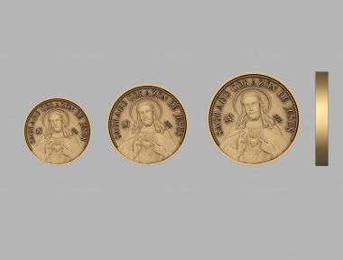 Icons (The Sacred Heart of Jesus, IK_1916) 3D models for cnc