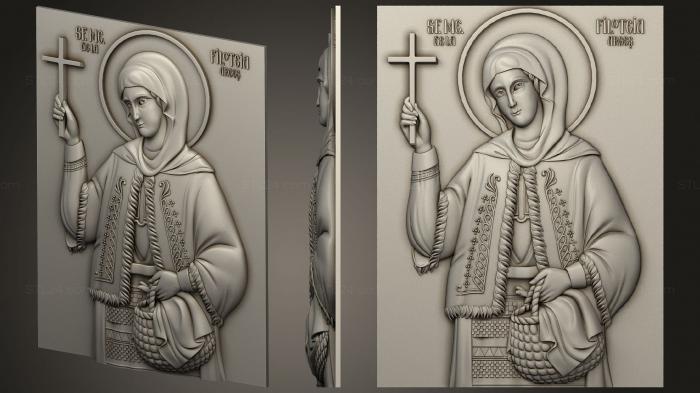Icons (Saint Philothea, IK_1954) 3D models for cnc