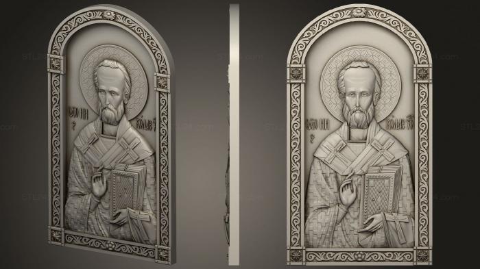 Icons (St. Nicholas the Wonderworker, IK_1959) 3D models for cnc