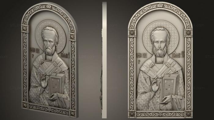 Icons (St. Nicholas the Wonderworker, IK_1962) 3D models for cnc