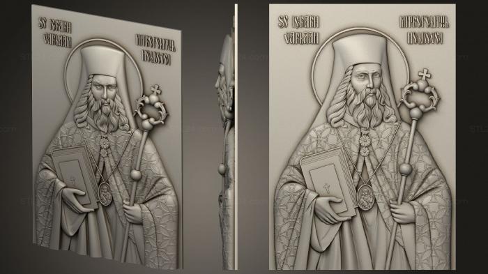 Icons (Icon of Barlaam of Calabria, IK_1974) 3D models for cnc