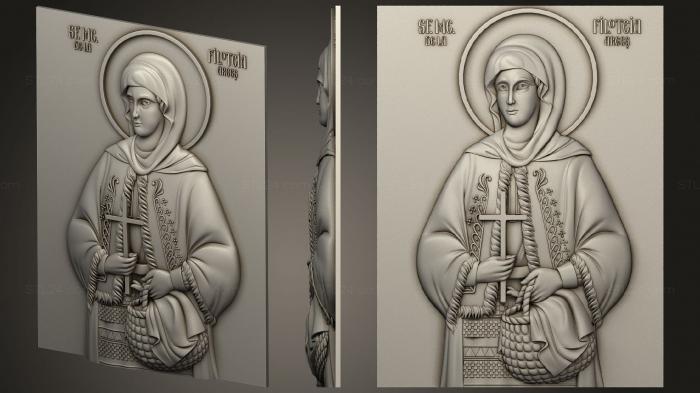 Icons (Icon of the Most Holy Theotokos, called Troeruchitsa, IK_1978) 3D models for cnc