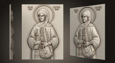 Icons (Icon of the Most Holy Theotokos, called Troeruchitsa, IK_1978) 3D models for cnc