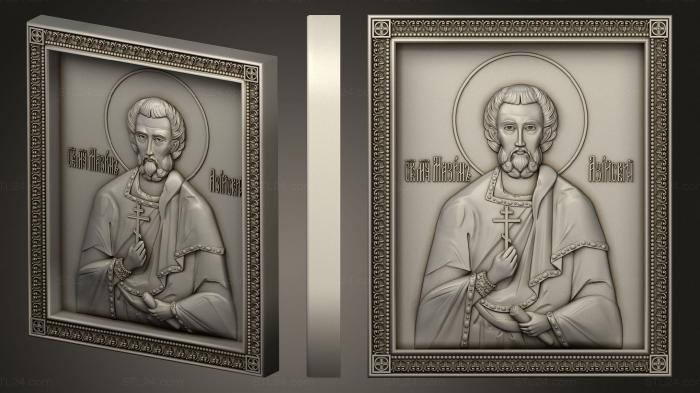 Icons (Framed icon of Maxim of Asia, IK_1981) 3D models for cnc