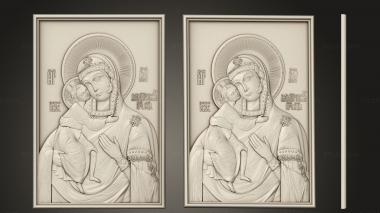 Icons (Our Lady of Fedorovo, IK_1982) 3D models for cnc