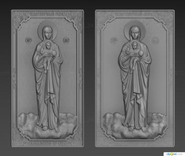 Icons (Valaam Icon of the Mother of God, IK_1991) 3D models for cnc