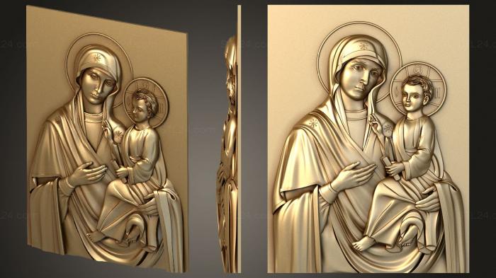 Icons (Our Lady of Georgia, IK_1994) 3D models for cnc