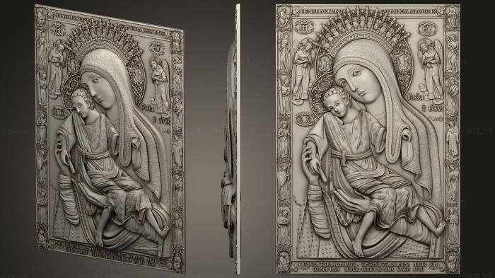 Icons (Icon of the mother of god, IK_2004) 3D models for cnc