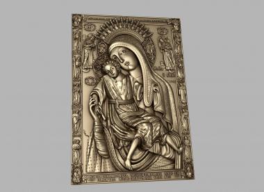 Icons (Icon of the mother of god, IK_2004) 3D models for cnc