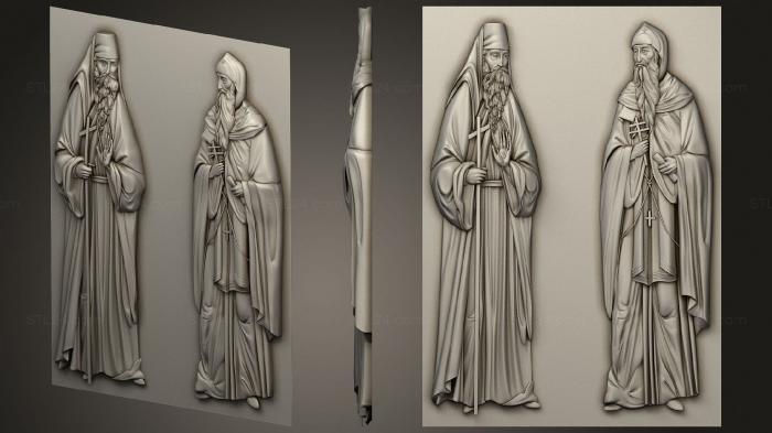 Icons (Icon of James and Zosimus, IK_2009) 3D models for cnc