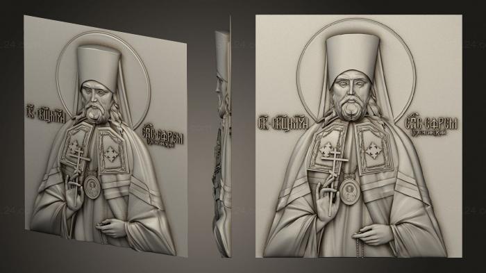 Иконы (Святой священномученик Ефрем, епископ Селенгинский, IK_2010) 3D модель для ЧПУ станка