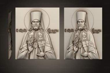 Icons (Holy Hieromartyr Ephraim, Bishop of Selenga, IK_2010) 3D models for cnc