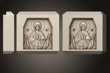 Icons (Mother of God, IK_2012) 3D models for cnc