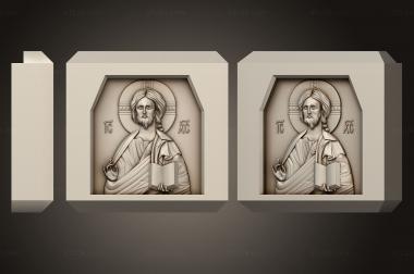 Icons (Jesus christ, IK_2013) 3D models for cnc