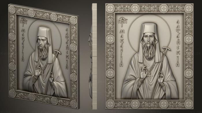 Icons (St. Macarius of Altai, IK_2017) 3D models for cnc