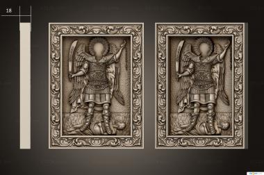 Icons (Archangel without a face, IK_2020) 3D models for cnc