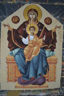 Icons (Icon of the most holy theotokos, IK_2027) 3D models for cnc