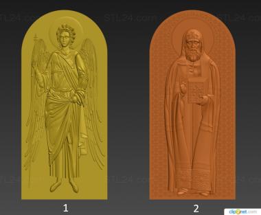 Icons (Archangel an holy, IK_2032) 3D models for cnc