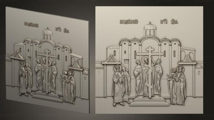 Icons (12ikon The Exaltation of the Cross, IK_2034) 3D models for cnc