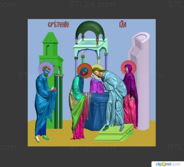 Icons (12ikon Candlemas, IK_2043) 3D models for cnc