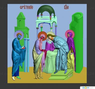 Icons (12ikon Candlemas, IK_2043) 3D models for cnc