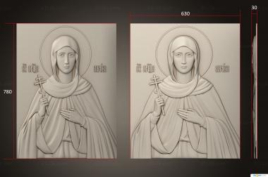 Icons (Icon of saint Larissa, IK_2058) 3D models for cnc