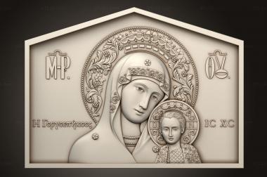 Icons (Icon of the Mother of God Greece, IK_2067) 3D models for cnc