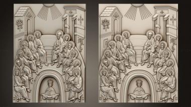 Icons (The Descent of the Holy Spirit, IK_2071) 3D models for cnc