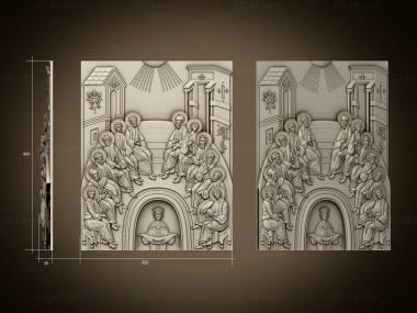 Icons (The Descent of the Holy Spirit, IK_2071) 3D models for cnc