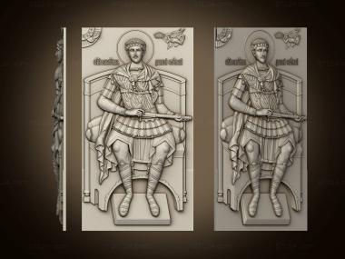 Icons (Great Martyr Dmitry Solunsky, IK_2072) 3D models for cnc