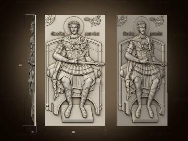 Icons (Great Martyr Dmitry Solunsky, IK_2072) 3D models for cnc