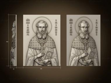 Icons (Holy Martyr Vladimir Krasnovsky, IK_2074) 3D models for cnc