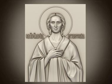 Icons (Icon of Mary of Egypt, IK_2075) 3D models for cnc