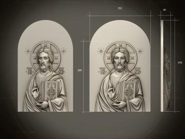 Icons (Jesus Christ, IK_2079) 3D models for cnc