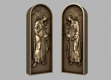 Icons (Archangel Michael and Gabriel, IK_2103) 3D models for cnc