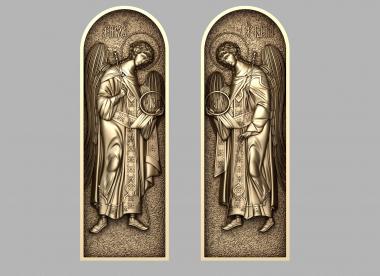 Icons (Archangel Michael and Gabriel, IK_2103) 3D models for cnc