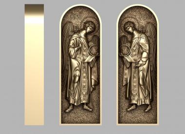 Icons (Archangel Michael and Gabriel, IK_2104) 3D models for cnc