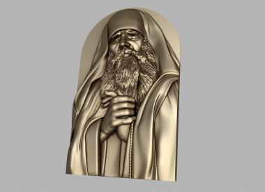 Icons (Portrait of saint Paisius, IK_2121) 3D models for cnc