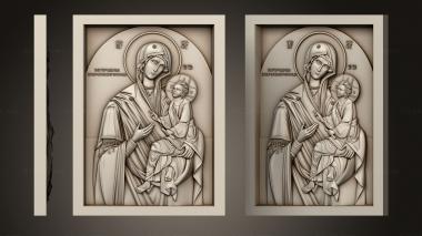 Icons (Icon of the Mother of God Skoroposlushnitsa version1, IK_2123) 3D models for cnc