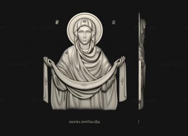 Icons (Intercession of the Mother of God, IK_2130) 3D models for cnc