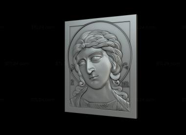 Icons (Face of the Archangel Gabriel, IK_2135) 3D models for cnc