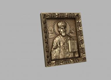 Icons (Nicholas the Wonderworker New version, IK_2136) 3D models for cnc