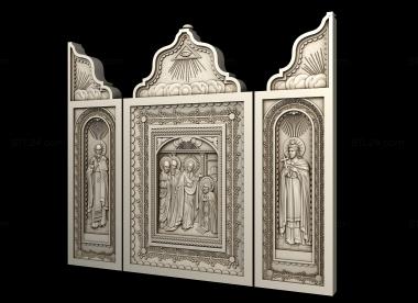 Icons (Fold with bible stories, IK_2146) 3D models for cnc