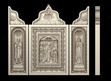 Icons (Fold with bible stories, IK_2146) 3D models for cnc