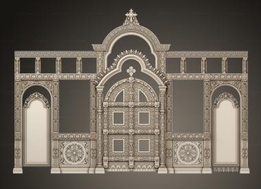 Iconostasis (Iconostasis for the Federal Penitentiary Service, IKN_0253) 3D models for cnc