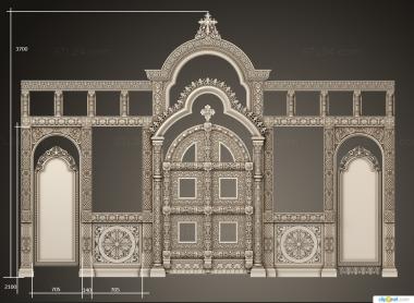 Iconostasis (Iconostasis for the Federal Penitentiary Service, IKN_0253) 3D models for cnc