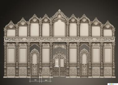 Iconostasis (Option 2 IKN 0058, IKN_0255) 3D models for cnc